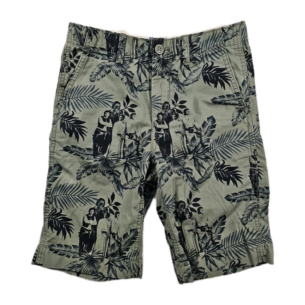 Gap Star Wars Boys Shorts Size 10 Desert Cactus Tropical Character‎ Print